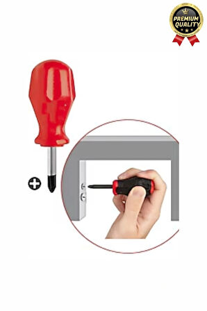 Özel Üretim Kaliteli Dayanıklı Ergonomik Tadilat Vidalama Avuç İçi Düz Yıldız 2'li Tornavida Seti