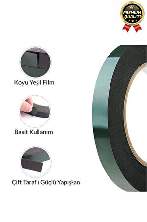 Premium Ultra Güçlü İz Bırakmaz Elastik Yapılı Çift Taraflı Akrilik Köpük Bant 36mm - 10m - 1 Adet