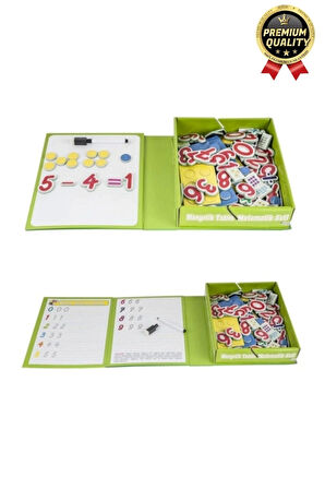 Özel Seri Eğlenceli Eğitici Öğretici Alfabe Rakam Sayı Yazı Tahtası Manyetik Tablet Matematik Seti