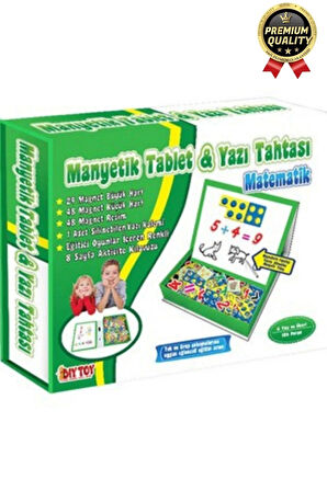 Özel Seri Eğlenceli Eğitici Öğretici Alfabe Rakam Sayı Yazı Tahtası Manyetik Tablet Matematik Seti