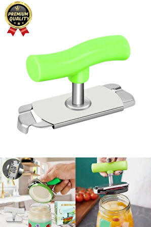 Dayanıklı Ölçülü Ayarlanabilir Paslanmaz Çelik Mutfak Pratik Kavanoz Konserve Şişe Kapak Açacağı