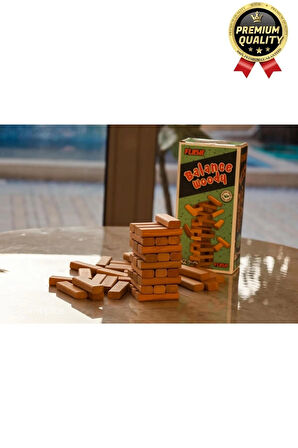 Premium Eğlence Parti Etkinlik Aile Strateji Koordinasyon Gelişimi Balance Woody Ahşap Denge Oyunu