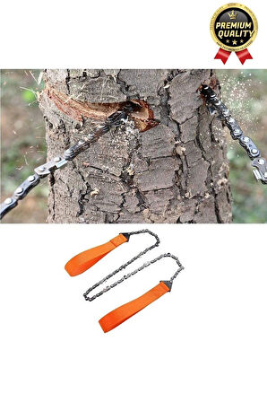 Çok Amaçlı Saplı Taşınabilir Güçlü Dayanıklı Ergonomik Hafif Çantalı Mini Manuel Zincirli Testere