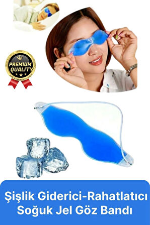 Göz Bandı Buz Jeli Yüz Termojel Maskesi Gözaltı Torbası Şişlik Giderici Soğuk Kompres Rahat Uyku