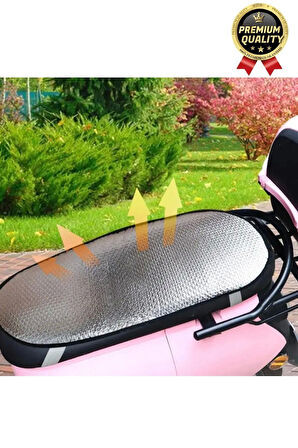 Özel Üretim Alüminyum Koltuk Kılıfı Dayanıklı Lastikli Su Geçirmez Motor Sele Güneşliği 60 cm x35 cm