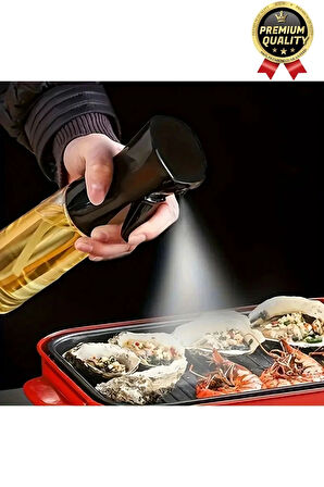 Çok Amaçlı Atomize Başlıklı Sızdırmaz Airfryer Püskürtmeli Fısfıs Sprey Cam Yağdanlık 200 Ml 1 Adet