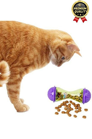 Premium Seri Saklama Hazneli İçgüdüsel Avlanma Kum Saati İnteraktif Kedi köpek Ödül Maması Oyuncağı