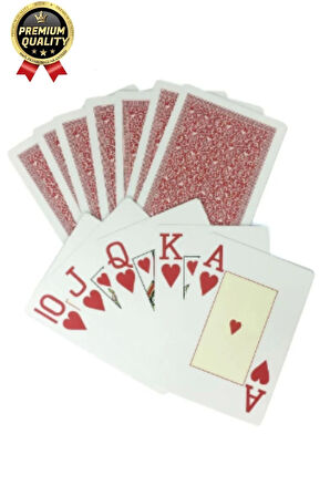 Premium Seri Eğlence Estetik Baskı Yarı Plastik Poker Texas Holden Casino 21 Blackjack Oyun Kartları