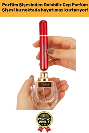 Özel Üretim Pratik Otomatik Doldurulabilir Taşınabilir Atomizer Seyahat Mini Cep Parfüm Şişesi 5 Ml