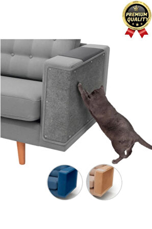 Dayanıklı Kolay Uygulanabilir Yapıştırılabilir Eşya Mobilya Koruyucu Kedi Tırmalama Matı 100 x 30 cm
