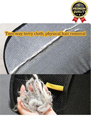 Yeniden Kullanılabilir İki Yönlü Mikrofiber Kedi Köpek Evcil Hayvan Tüy Toplama Eldiveni 20 x 15 cm