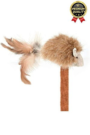 Özel Üretim Dayanıklı Eğlenceli 14x14 cm En 26 cm Yükseklik Sesli Oyuncaklı Kedi Tırmalama Tahtası