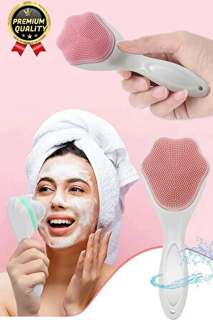 Özel Üretim Asılabilir Ergonomik Yumuşak Hassas Dokunuşlu Makyaj Cilt Temizleme Peeling Fırçası