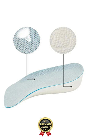 Eva Bellek Köpük Stoma Ortopedik Boy Uzatıcı Spor Ayakkabı Topuk Yükseltici Köpük Tabanlık 2.5 Cm