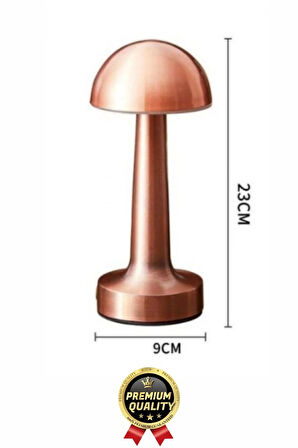 Özel Üretim Dokunmatik Şarjlı Dekoratif 3 Modlu 23 cm x 9 cm Modern Aç/Kapa Butonlu Led Masa Lambası