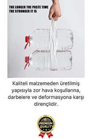 2 Adet Ekstra Güçlü Dayanıklı Su Geçirmez Sızdırmaz Yalıtım İzolasyon Beyaz Tamir Bandı 10 Mt 48 Mm