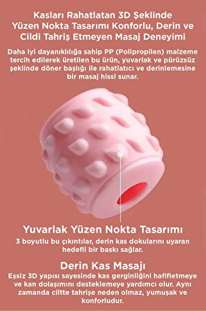 Yeni Nesil Kas Gevşetici Ayarlanabilir Roller Lenf Drenaj Rulosu 9 Tekerlekli Selülit Masaj Aleti