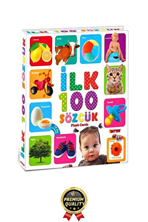 Yeni Nesil Eğitici Öğretici Odaklanma Zeka ve Dil Gelişimi Kelime Hafıza Kartları İlk 100 Sözcük