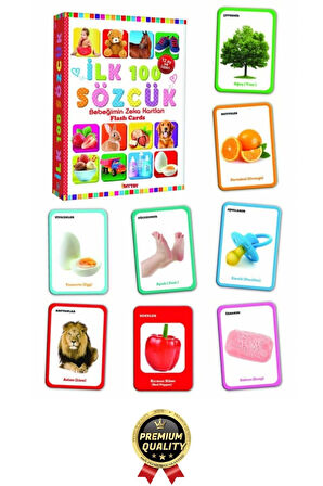 Yeni Nesil Eğitici Öğretici Odaklanma Zeka ve Dil Gelişimi Kelime Hafıza Kartları İlk 100 Sözcük