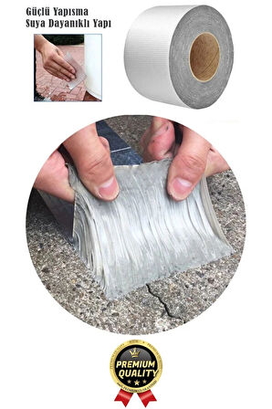 Premium Çatlak Boru Tamir Su Sızdırmaz İzolasyon Çamur Bandı Isıya Dayanıklı Sakız Bant 48 Mm X 2 Mt