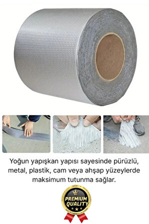 Premium Çatlak Boru Tamir Su Sızdırmaz İzolasyon Çamur Bandı Isıya Dayanıklı Sakız Bant 48 Mm X 2 Mt
