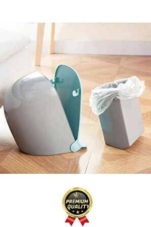 Yeni Tasarım Pratik Şık Tezgah Üstü Çocuk Odası Mutfak WC Banyo Ayak Pedallı Çöp Kovası Kutusu 2 Lt