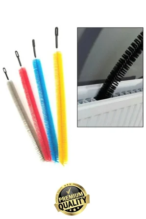 #Fırça Pratik Temizlik Toz Kir Arındırma Uzun Esnek Gövde Kalorifer Peteği Temizleme Fırçası 60 cm