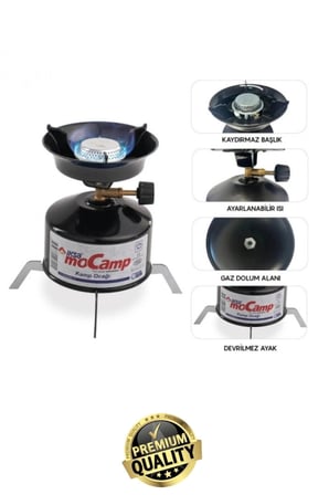 #KampOcağı Outdoor Tekrar Doldurabilir Devrilmez Ayaklı Portatif Pişirme Metal Kamp Ocağı Seti