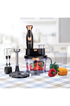 STİLEVS LIMITLESS EL BLENDER SETİ 2000W-SİYAH