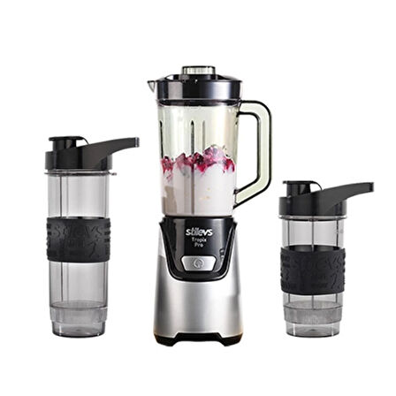 Stilevs Tropix Pro Gümüş-Silver 600 W Kişisel Blender