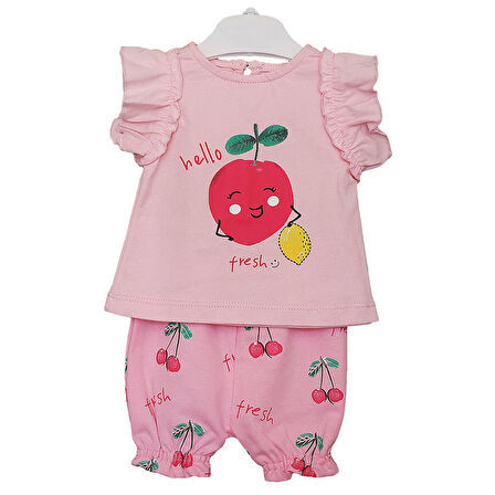 Caramell Bebek Takımı - 2 li - TKK7048 - Fresh - Pembe