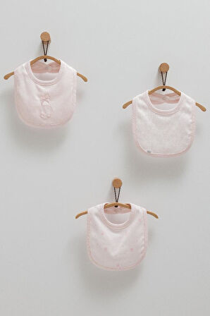 Caramell %100 Pamuk Cute Rabbit 3'lü Mama Önlüğü CRML.ONK1490