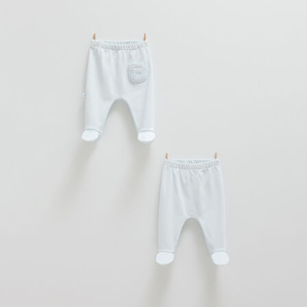 Caramell 2'li Patikli Bebek Pantolonu APE1432