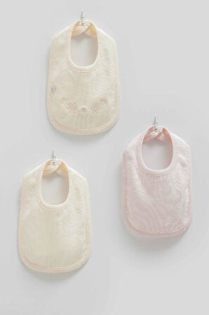 Caramell %100 Pamuk Love Hugs 3'lü Mama Önlüğü CRML.ONK2039