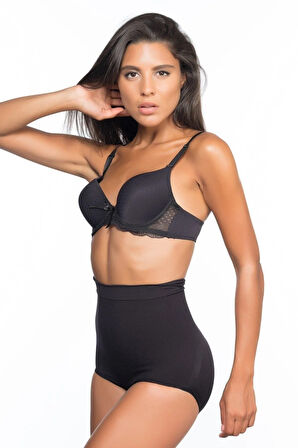 Korse Dikişsiz Yüksek Bel Double Slip Korse