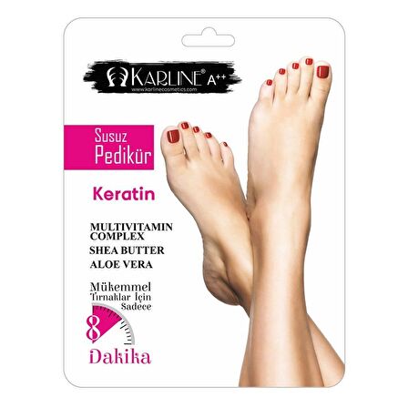 Karline A++ Susuz Keratinli Spa Çoraplı Pedikür