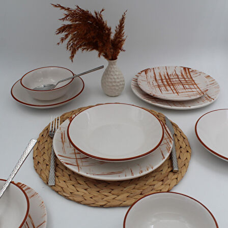 Eylül 24 Parça 6 Kişilik Yemek Takımı 