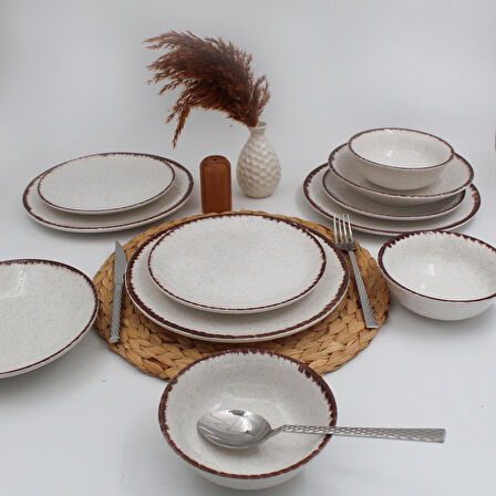 Sahra 16 Parça Yemek Takımı
