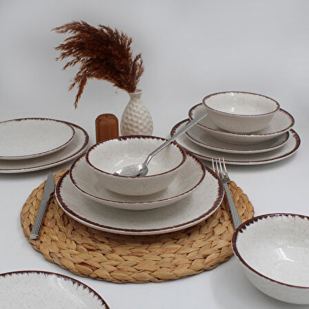 Sahra 16 Parça Yemek Takımı