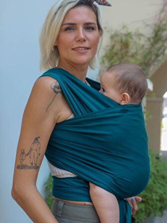 Neko snek Wrap Sling - Petrol Yeşili