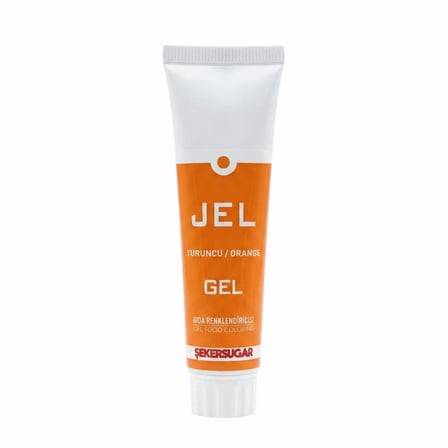Şeker & Sugar Turuncu Jel Gıda (Boyası) Renklendiricisi 100 g