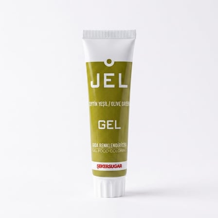 Şeker & Sugar Zeytin Yeşili Jel Gıda (Boyası) Renklendiricisi 100 g