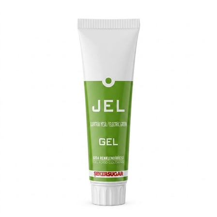 Şeker & Sugar Elektrik Yeşili Jel Gıda (Boyası) Renklendiricisi 100 g
