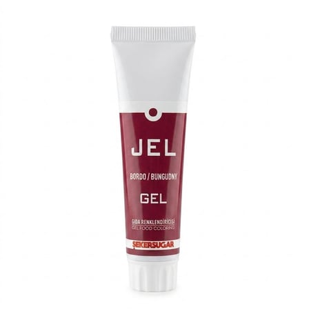Şeker & Sugar Bordo Jel Gıda (Boyası) Renklendiricisi 100 gr