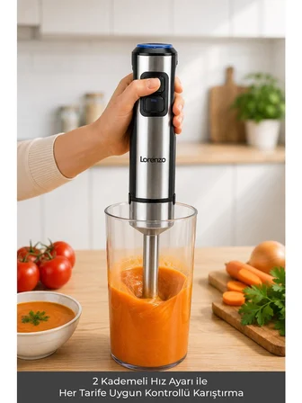 Lorenzo Blendgo El Blenderı 1000W İnox