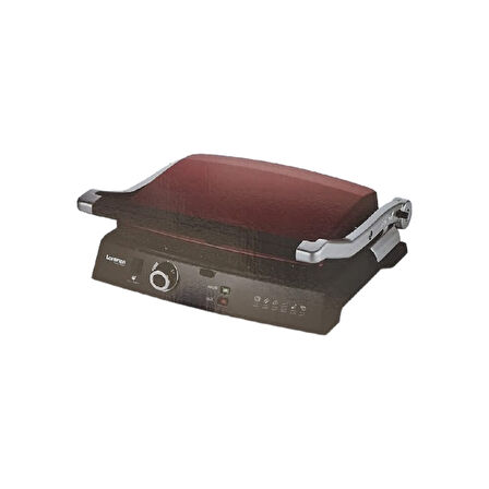 LORENZO LRZ-1055 TOSTPRO IZGARA TOST MAKİNESİ KIRMIZI