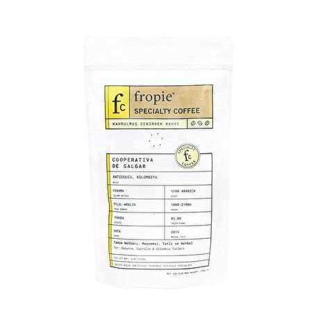 Fropie Orta İçim Colombia Filtre Kahve 250 gr