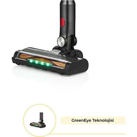 LORENZO VC4290 ALTIN LRZ 1030 KABLOSUZ ŞARJLI SÜPÜRGE 380W - AYAKLI ÜNİTE DAHİL