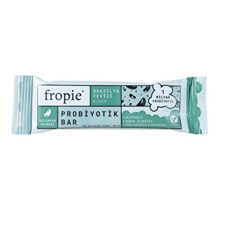 Hurma Bazlı Brezilya Cevizi ve Chialı Probiyotik Bar (35 gr) - Fropie