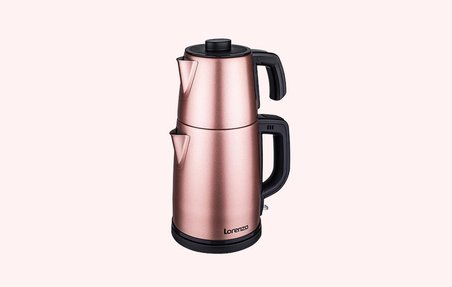 Lorenzo Teazen Çay Makinesi 2'si 1 Arada 1.8L + Sinbo Türk Kahve Makinesi HEDİYE